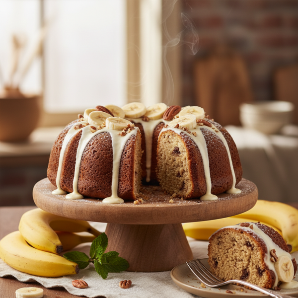 Decadent Banana Bundt Cake recipe