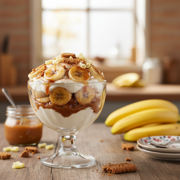 Decadent Banana Caramel Cream Delight recipe