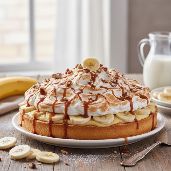 Decadent Banana Cream Pie recipe