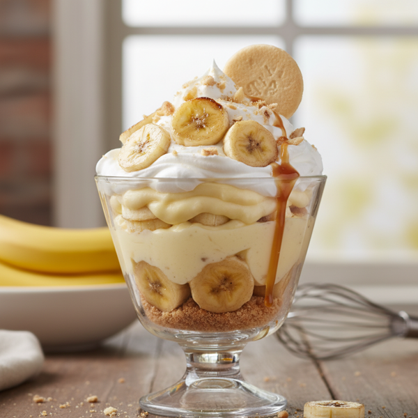 Decadent Banana Nilla Pudding Delight recipe