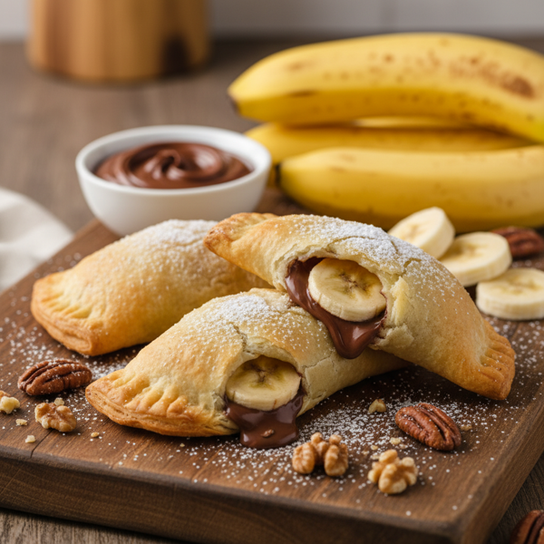 Decadent Banana Nutella Empanadas recipe