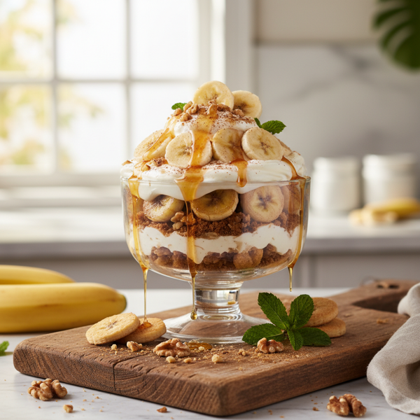 Decadent Banana Sour Cream Delight recipe