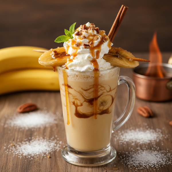 Decadent Bananas Foster Shake recipe