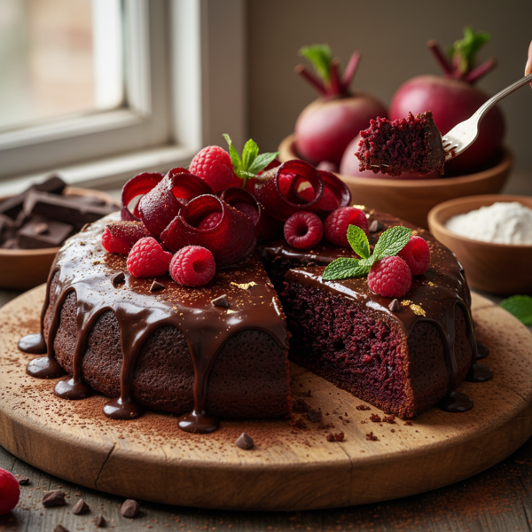 Decadent Beet Chocolate Torte recipe