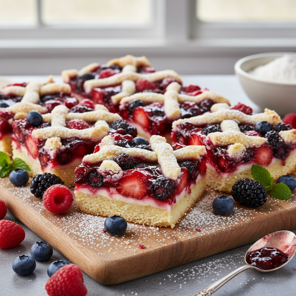 Decadent Berry Bliss Bars recipe