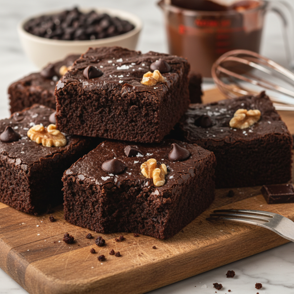 Decadent Black Bean Fudge Brownies recipe