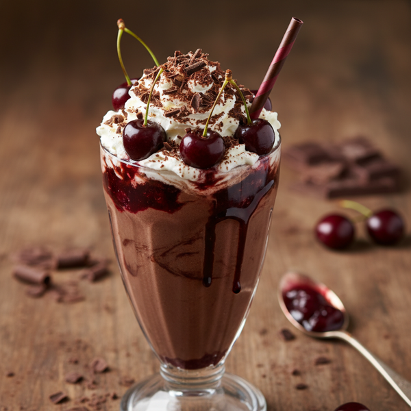 Decadent Black Forest Chocolate Shake recipe