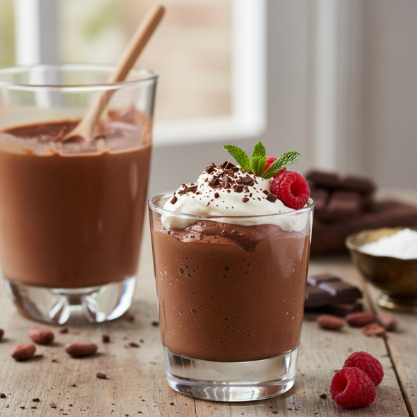Decadent Blender Chocolate Mousse recipe