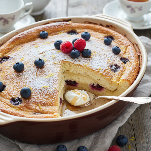 Decadent Blintz Soufflé Casserole recipe