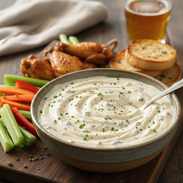 Decadent Blue Cheese Dressing & Dip recipe