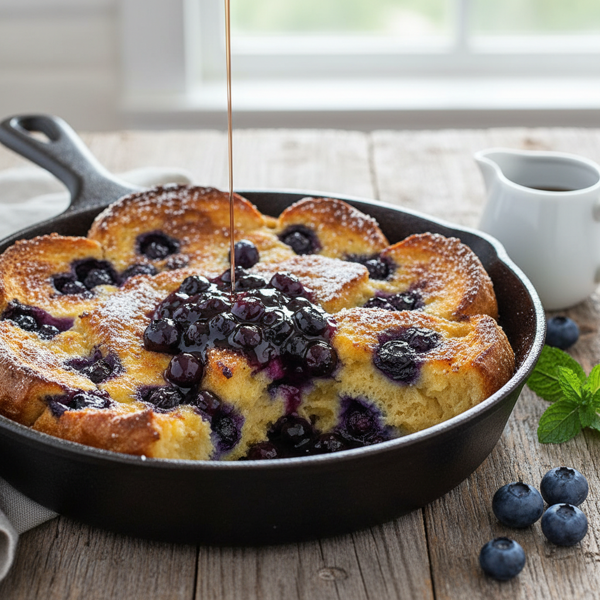 Decadent Blueberry French Toast Bake recipe