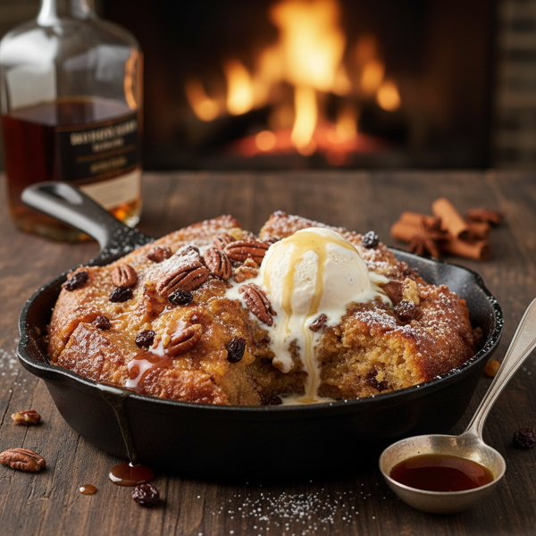 Decadent Bourbon-Infused Bread Pudding recipe