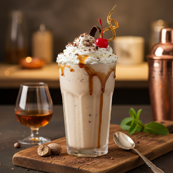 Decadent Brandy Alexander Bliss Milkshake recipe