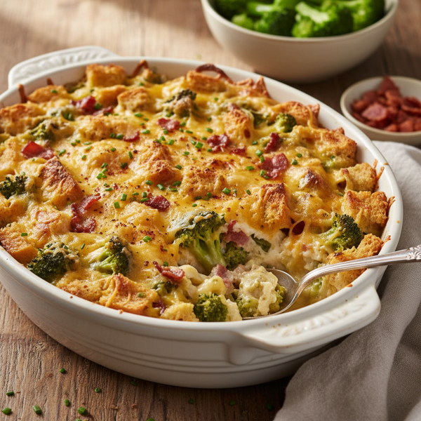 Decadent Broccoli Delight Casserole recipe
