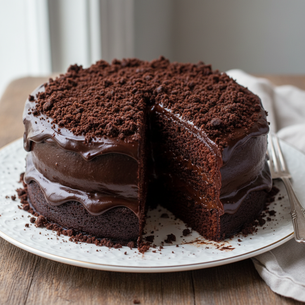 Decadent Brooklyn Blackout Cake recipe