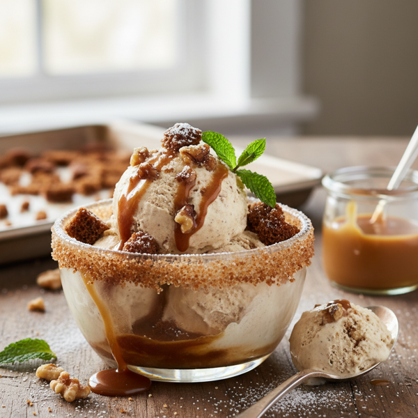 Decadent Brown Bread Ice Cream Delight recipe