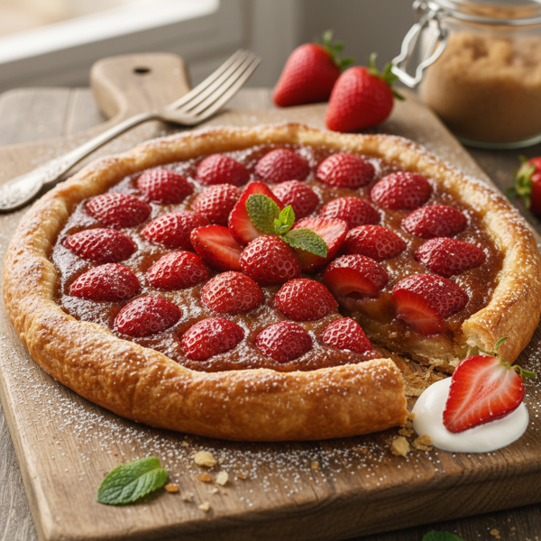 Decadent Brown Sugar Strawberry Tart recipe