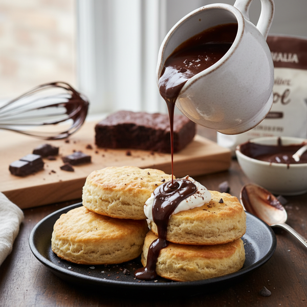 Decadent Brownie Batter Chocolate Gravy recipe