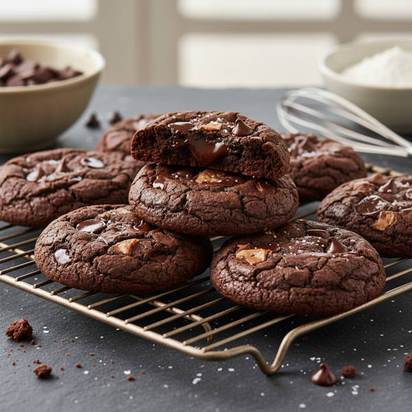 Decadent Brownie Chip Cookies recipe