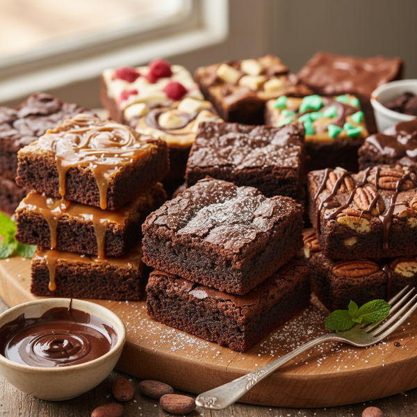 Decadent Brownies with Delightful Variations recipe