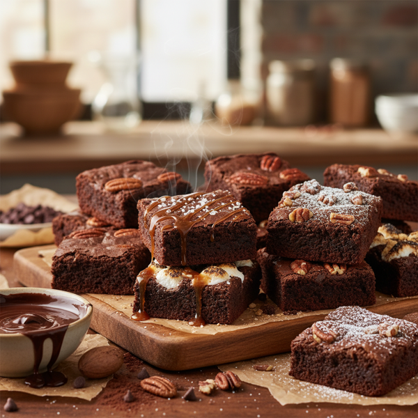Decadent Brownies with Irresistible Variations recipe