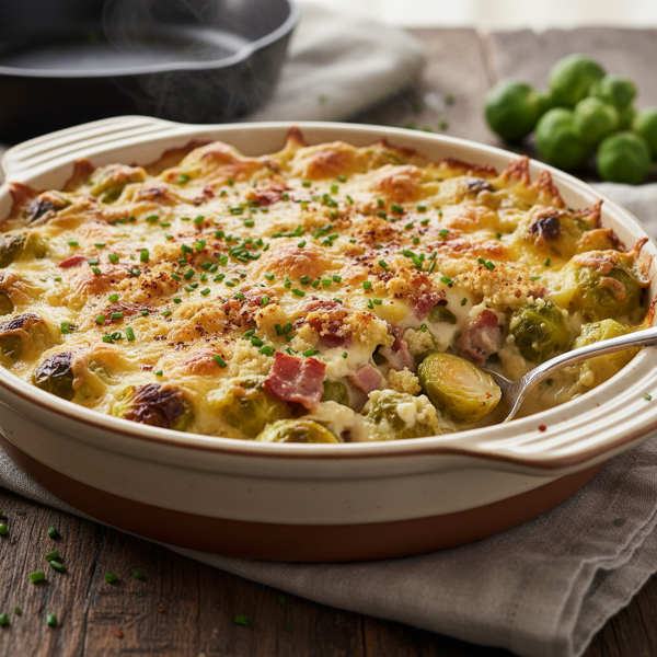 Decadent Brussels Sprouts Gratin recipe