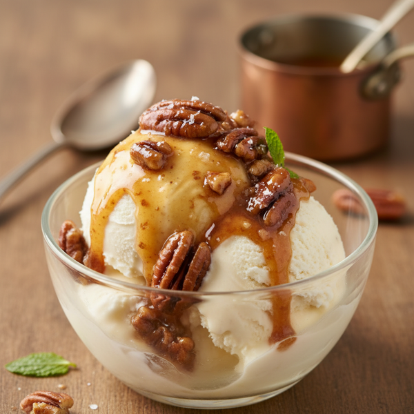 Decadent Butter Pecan Ice Cream Sauce recipe