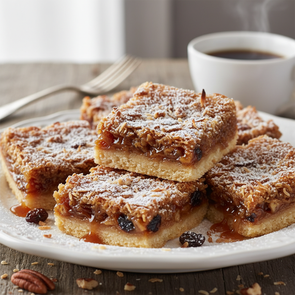 Decadent Butter Tart Coconut Squares recipe