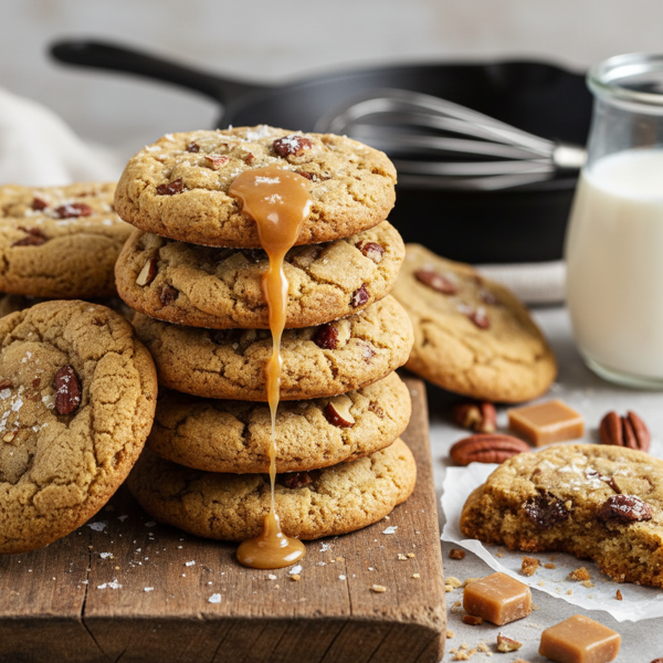 Decadent Butter Toffee Cookies recipe