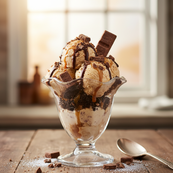 Decadent Butterfinger Ice Cream Delight recipe