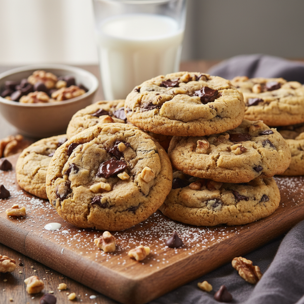 Decadent Buttermilk Chocolate Chip Cookies with Walnuts recipe