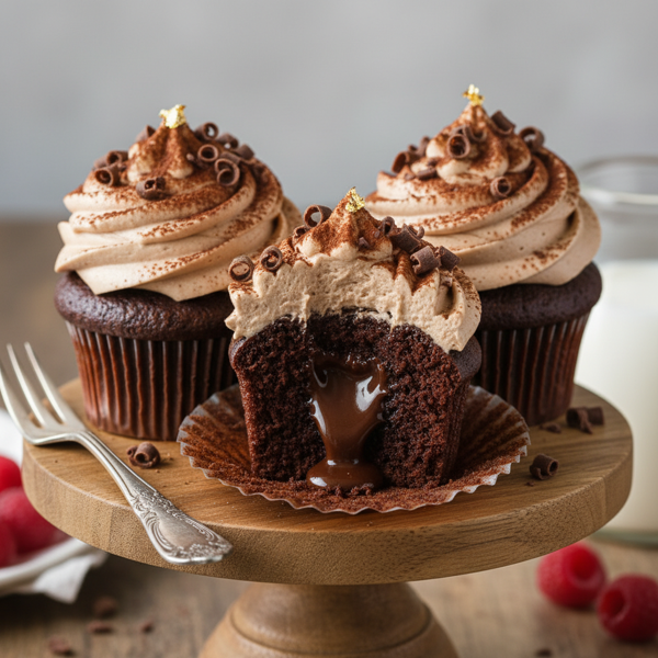 Decadent Buttermilk Chocolate Delight Cupcakes recipe