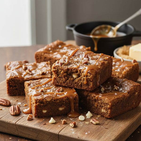 Decadent Butterscotch Brownies recipe