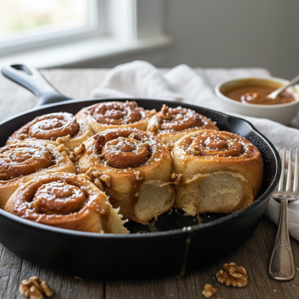 Decadent Butterscotch Caramel Rolls recipe