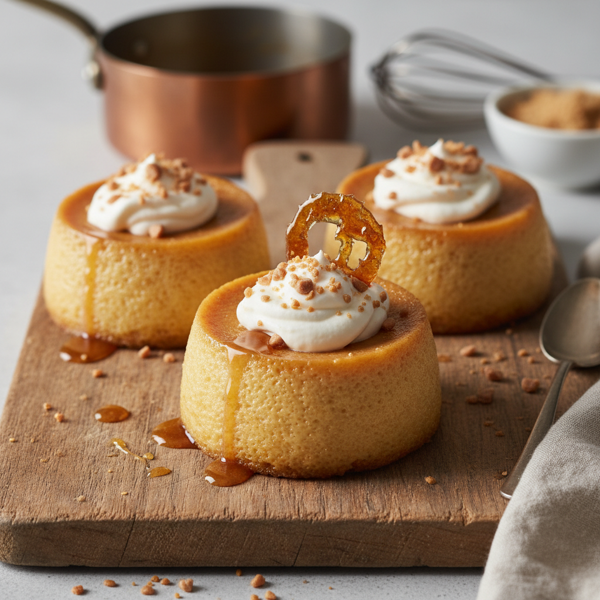 Decadent Butterscotch Custards recipe