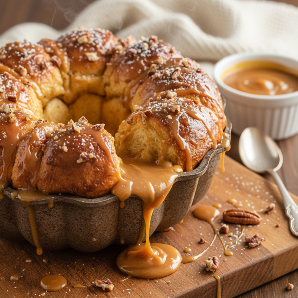 Decadent Butterscotch Pudding Monkey Bread recipe