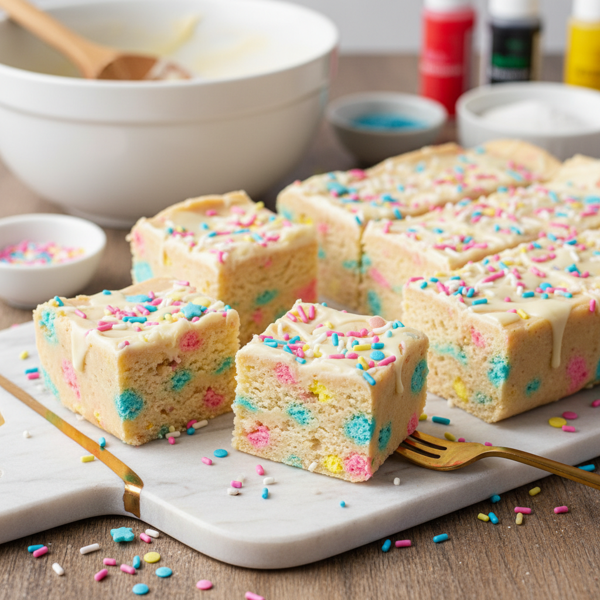 Decadent Cake Batter Fudge recipe