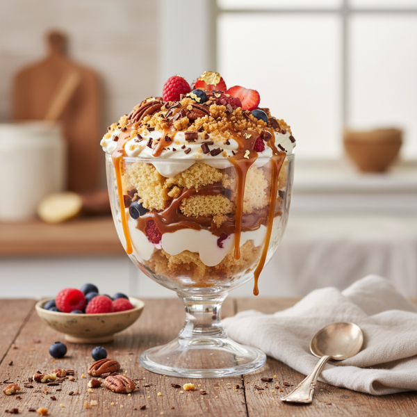 Decadent Cake Crumb Pudding recipe