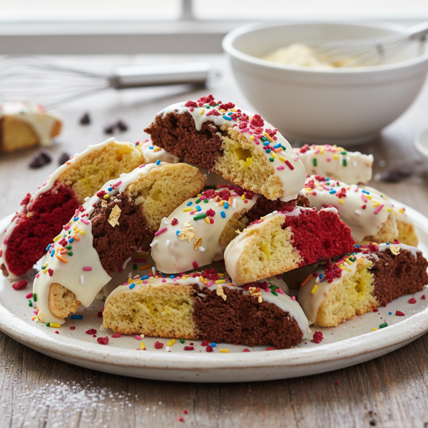 Decadent Cake Mix Biscotti recipe
