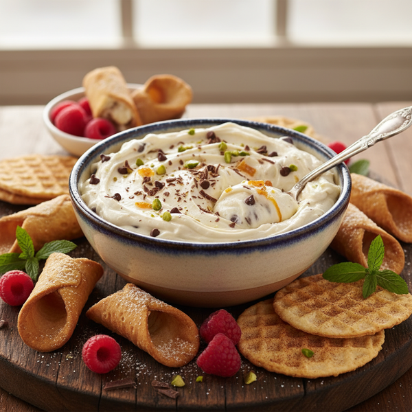 Decadent Cannoli Dip Delight recipe