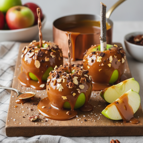 Decadent Caramel-Dipped Apples recipe