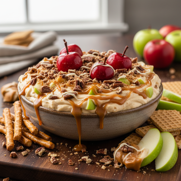 Decadent Caramel Apple Crack Dip recipe