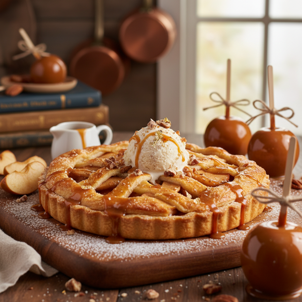 Decadent Caramel Apple Delight Tart recipe