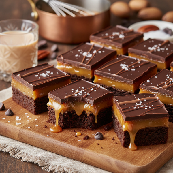 Decadent Caramel Chocolate Bars recipe