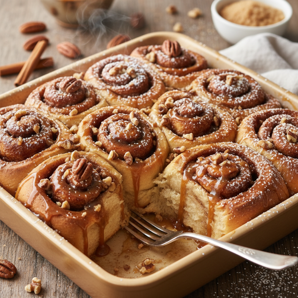 Decadent Caramel Cinnamon Rolls recipe