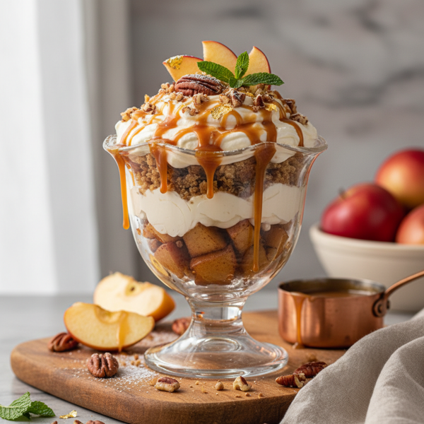 Decadent Caramel Cream Cheese Apple Delight recipe