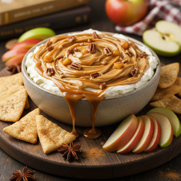 Decadent Caramel Cream Cheese Apple Dip recipe