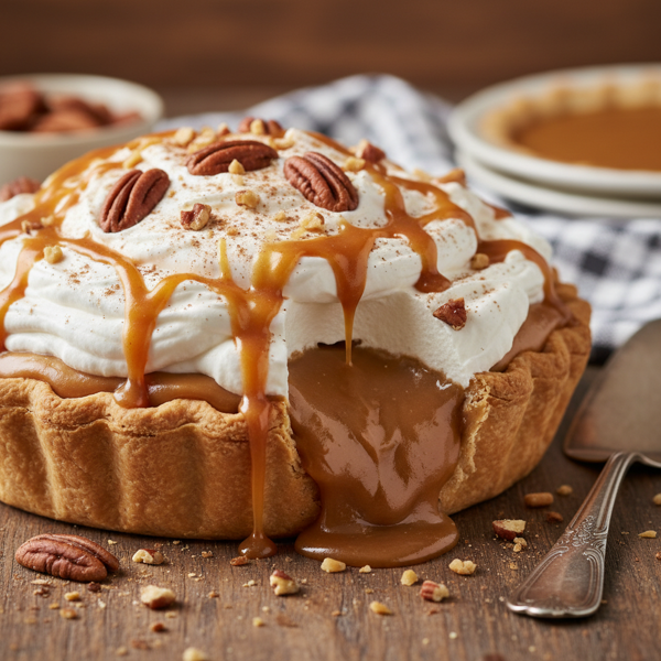 Decadent Caramel Cream Pie recipe