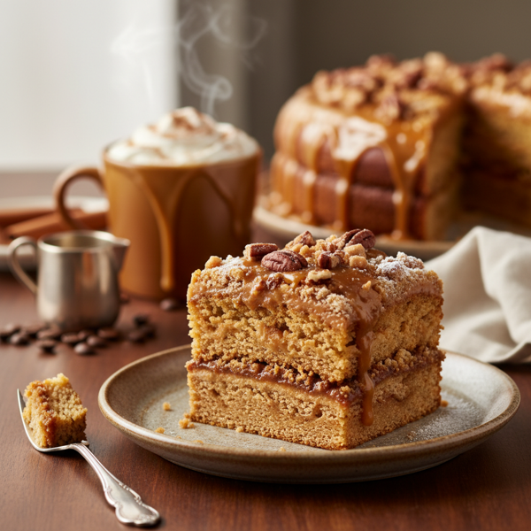 Decadent Caramel Crunch Coffee Cake recipe
