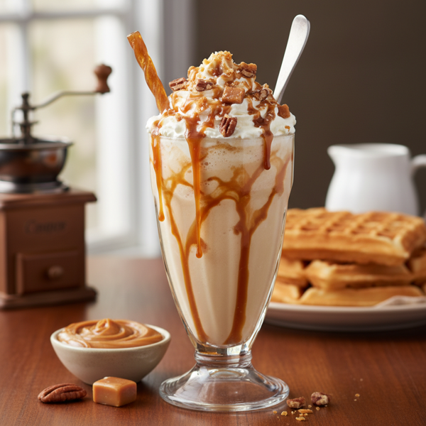 Decadent Caramel Frappe Delight recipe